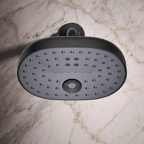 Vista 5 de Kohler 26290-G-BL Statement® Cabezal de ducha de tres funciones, 1.75 gpm, negro mate