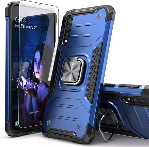 Vista 13 de Funda con soporte para Galaxy A50/A30S/A50S, protector de Negro