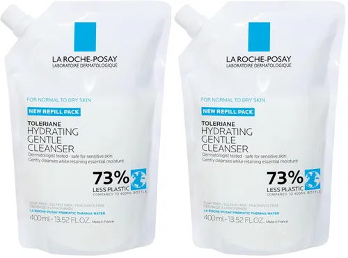 Vista 12 de La Roche-Posay Toleriane - Limpiador facial suave e hidratante, limpiador facial hidratante con niacinamida + ceramidas, lavado facial diario