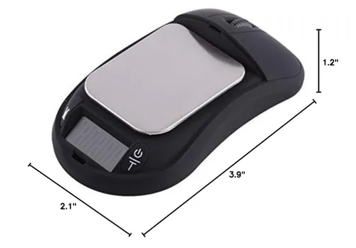 Vista 4 de Raguso Mini báscula digital de bolsillo de alta precisión, básculas de cocina doradas, báscula digital de joyería con pantalla LCD (3.53 oz/0.00 oz)