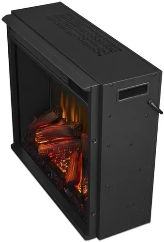 Vista 9 de Aspen - Chimenea eléctrica de 49 pulgadas en madera de castaño Real Flame