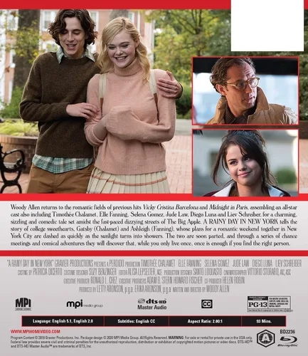Vista 2 de A Rainy Day in New York Blu-ray
