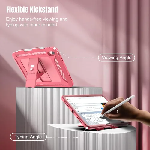 Vista 6 de Funda TiMOVO para iPad (A16) de 11ª generación de 11 pulgadas 2025, funda para iPad de 10ª generación 2022 con protector de pantalla, cubierta