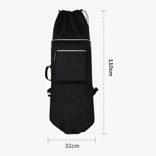 Vista 5 de Longboard - Funda de transporte impermeable para patineta, mochila para patinetas eléctricas, accesorios de viaje, accesorios de viaje