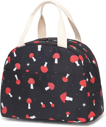 Vista 14 de Lonchera aislada con aguacate para mujeres y niñas, lonchera reutilizable, bolsa de picnic para adultos, niños, escuela, trabajo, viajes
