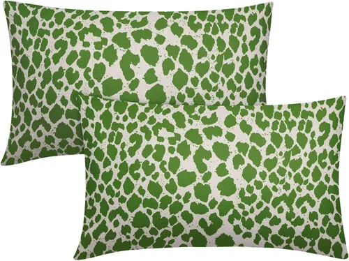 Vista 12 de Juego de 2 fundas de almohada de 16 x 16 pulgadas con estampado de leopardo, diseño de leopardo, con cremallera, decoración del hogar para sofá