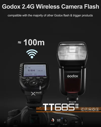 Vista 2 de GODOX TT685II-C Thinklite TTL Flash de cámara para Canon con kit difusor