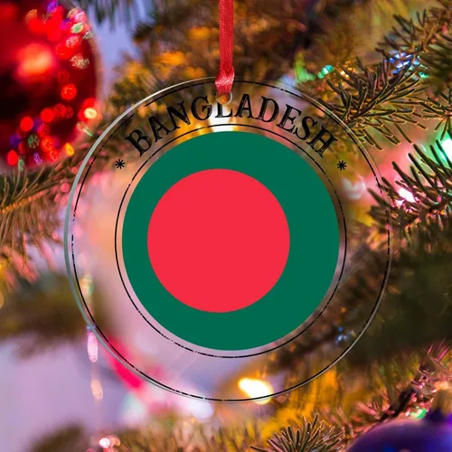 Vista 10 de Bandera de Albania, silueta de adorno de Navidad para niños, bandera nacional, recuerdo, decoraciones de Navidad de Albania, regalos de recuerdo
