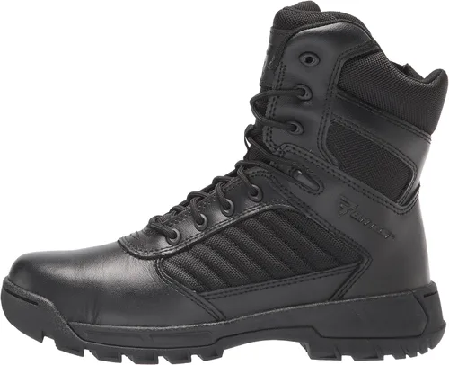 Vista 8 de Bates Botas militares tácticas deportivas 2 altas con cremallera lateral para mujer, talla única
