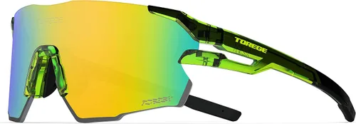 Vista 8 de TOREGE Z87 - Gafas de sol deportivas para hombre y mujer, protección UV, ideales para ciclismo, pesca, béisbol, correr, golf y hombre de hielo