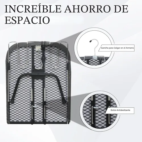 Vista 5 de ZOES HOMEWARE Tabla de Planchar de Panel de Malla Metálica para Encima de la Mesa Tabla de Planchar Plegable Tabla de Planchar Pequeña de Alta