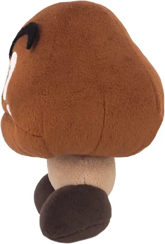 Vista 3 de Sanei Super Mario All Star Collection Goomba - Peluche de 5 pulgadas, tamaño pequeño