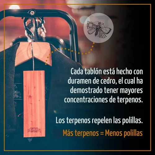 Vista 3 de Dr. Killigan's Tablones de madera de cedro, bloques de cedro para almacenamiento de ropa, gran alternativa a las bolas de polilla para armario