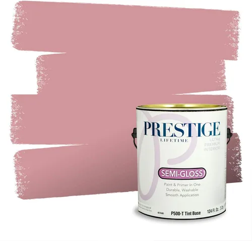 Vista 54 de Prestige Paints Pintura exterior e imprimación en uno, 1 galón, plano, coincidencia comparable de Valspar* Amber Rose*