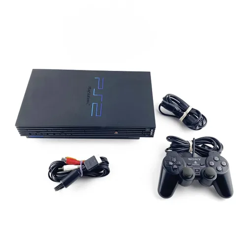 Vista 2 de Sony PlayStation 2 Console - Black Renewed