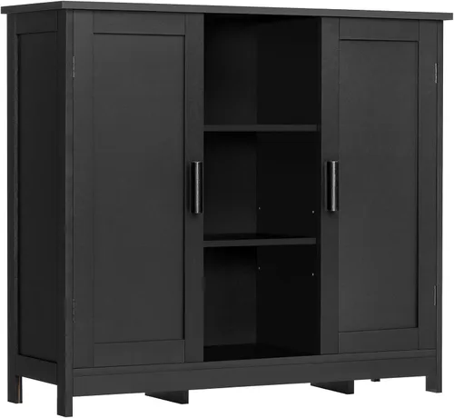 Vista 12 de Iwell 66.9" Tall Bathroom Storage Cabinet with 2 Doors & 1 Drawer