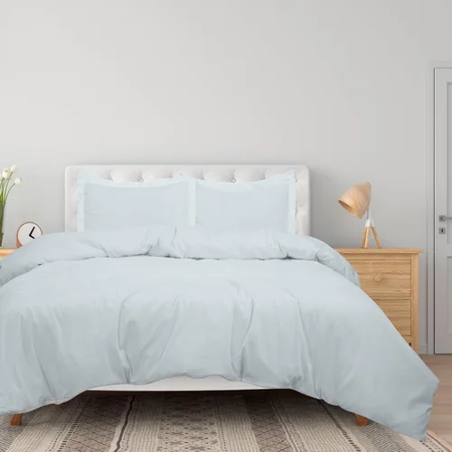 Vista 11 de ROYALE LINENS Funda de edredón negra tamaño individual – Fundas de edredón de 2 piezas – Cierre de cremallera – 1 funda de edredón individual de 68