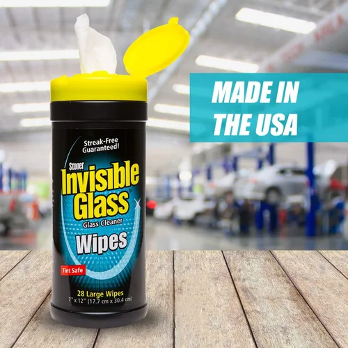 Vista 7 de Invisible Glass 90166 Toallitas de limpieza de vidrio grandes para ventanas, espejos y vidrio sin manchas, sin pelusas, sin amoníaco, aptas