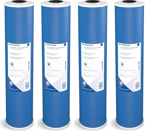 Vista 9 de Pentair Pentek GAC-10 Filtro de agua de carbón, 10 pulgadas, cartucho de reemplazo de carbón activado granular (GAC) debajo del fregadero, 10" x