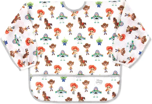 Vista 10 de Bumkins Sleeved Bib for Girl or Boy, Baby and Toddler for 6-24 Mos