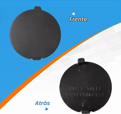 Vista 4 de Cobertura del gancho de remolque del parachoques trasero Tapa del ojo de remolque Compatible con Mazda 3 Axela 2014 2015 2016 2017 2018 Gris Lado