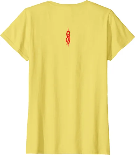 Vista 94 de Slipknot Tribal Calavera playera, niños 12, Rojo