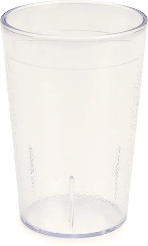 Vista 8 de Carlisle FoodService Products 55268107 Vaso de plástico apilable resistente a roturas, 8 oz., transparente (paquete de 6)