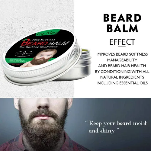 Vista 2 de AICHUN BEAUTY Cuidado de la barba para hombres Hidratante Cera orgánica de crecimiento 100% bálsamo natural para barba para hombres 2.11 oz