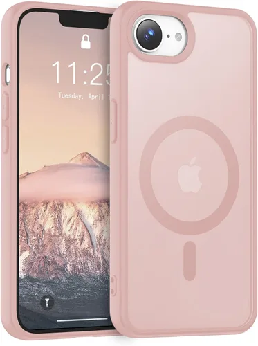 Vista 129 de Funda transparente para iPhone 11 con protector de pantalla, compatible con Magsafe, antiamarilleo, protección de grado militar, a prueba de golpes