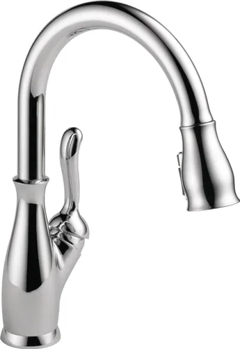 Vista 9 de Delta Faucet Leland VoiceIQ - Grifo de cocina sin contacto con rociador extraíble, grifo inteligente, Alexa y Google Assistant activado por voz