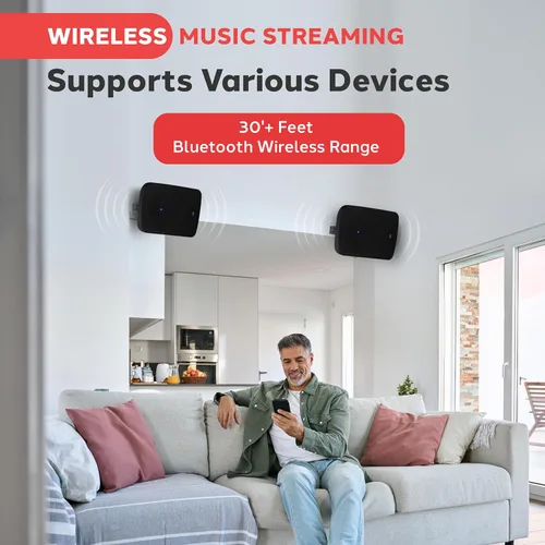 Vista 2 de Pyle, sistema de bocinas Bluetooth resistente al agua para interior/exterior Negro