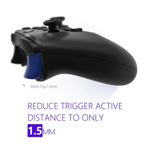 Vista 5 de HEXGAMING ULTRA ONE Wireless Controller for Xbox Series X & S, for Xbox One, for Windows 7810-4 Remap Back Paddles - Hair Triggers - Interchangeable