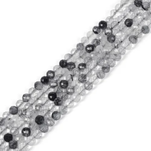 Vista 83 de Cuentas Redondas Facetadas de Ópalo Verde de 4 mm Sueltas de 16 Pulgadas para Hacer Joyas
