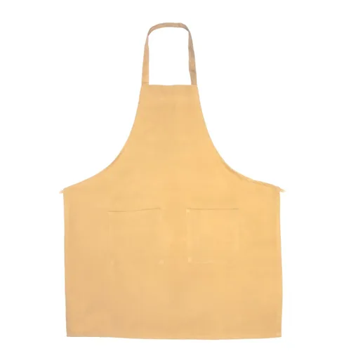 Vista 12 de Delantal profesional de longitud completa aprobado por el chef con dos bolsillos frontales, correa ajustable y resistente al agua para el personal