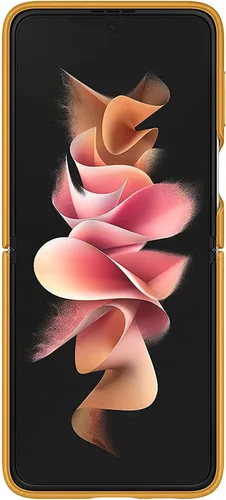 Vista 2 de Samsung Funda para teléfono Galaxy Z Flip 3, funda protectora de piel, resistente, protector de teléfono inteligente a prueba de golpes, versión
