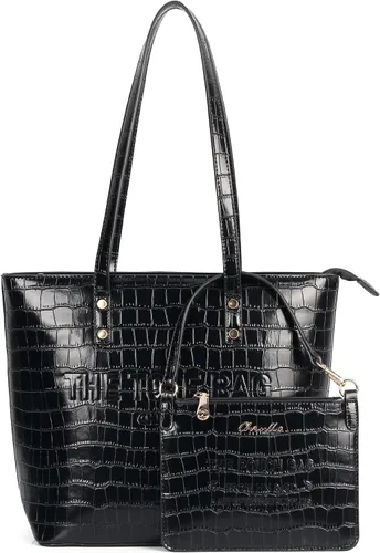 Vista 27 de Chinllo Bolso de mano para mujer, bolso mediano con asa superior