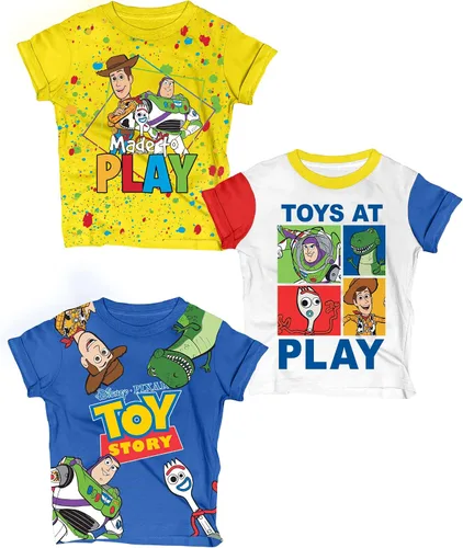 Vista 8 de Toy Story Pixar Camiseta (juegos) Woody Buzz Lightyear Jessie Rex Hamm MrPotato Forky Slinky Dog Toddler Cumpleaños Ropa para niños