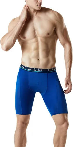 Vista 4 de TSLA Paquete de 2 calzoncillos tipo bóxer transpirables para hombre, de malla refrescante, con bolsa
