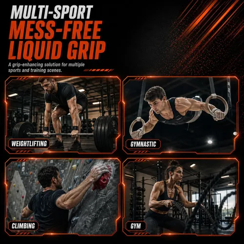 Vista 4 de Liquid Chalk for Weightlifting & Gym Workouts