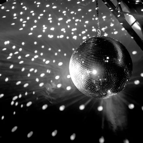 Vista 6 de Foco de bola de discoteca LED Pinspot Light - Luz de fiesta de bola de espejo motorizada