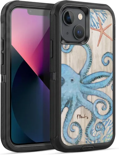 Vista 68 de Head Case Designs Officially Licensed Paul Brent Agate Mermaid Coastal Gel Armor Case [Military Grade Drop Protection] Compatible with Apple iPhone