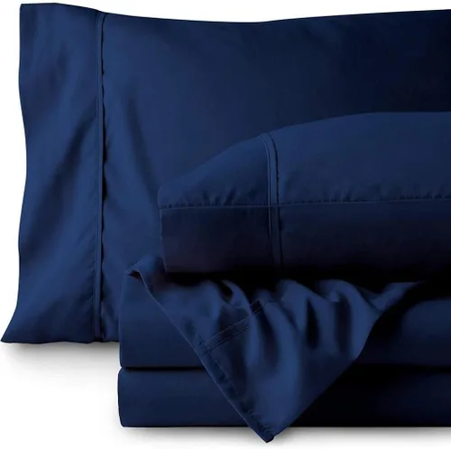 Vista 24 de 500TC Hoja de Super Calidad Ropa De Cama fija 100% algodón egipcio 4pc Set 24" pulgadas bolsillo extra profundo