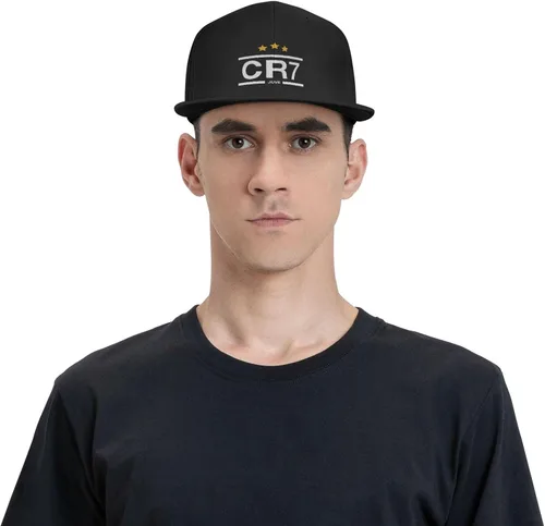 Vista 5 de Luja Dling Ronaldo #7 3D Printing Snapback Baseball Cap Casquette Dad Hat Gift for Men Women