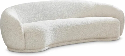 Vista 18 de Meridian Furniture 693Black-S Hyde Collection Modern Sofá tapizado de tela Boucle contemporáneo, negro, 89.5 pulgadas de ancho x 38 pulgadas