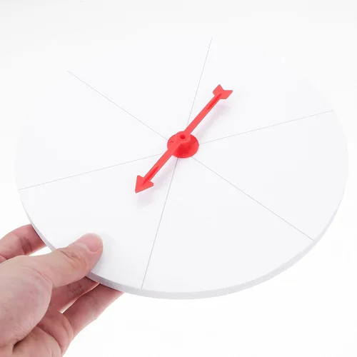 Vista 8 de Vaguelly Diy Party Prize Wheel Turntable giratorio para juegos, rafles y celebraciones, herramienta de juego de fortuna para reuniones y eventos