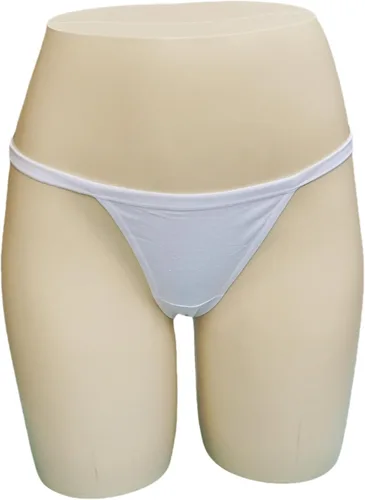 Vista 2 de Paquete de 5 bragas multicolor para mujer, de algodón, elastano, tangas