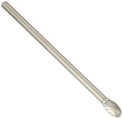 Vista 80 de Drill America SA-1 Rebaba de carburo/lima giratoria cilíndrica de doble corte para amoladora de troquel de 1/4" de diámetro x 5/8" de longitud