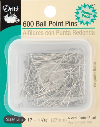 Vista 9 de Dritz 45 pines de punta de bola, largos, 1-1/2 pulgadas (75 unidades)
