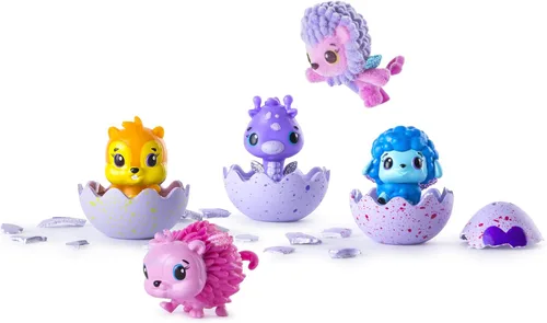 Vista 8 de Spin Master, Hatchimals, CollEGGtibles, paquete de 4 con regalo (los estilos y colores pueden variar).