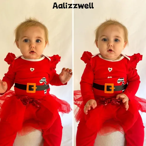 Vista 2 de Aalizzwell Trajes de Navidad para bebés y niñas